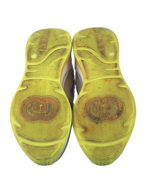 Gucci Mesh Graphic Print Sneakers