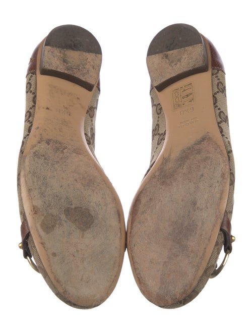 Gucci Canvas Printed Ballet Flats