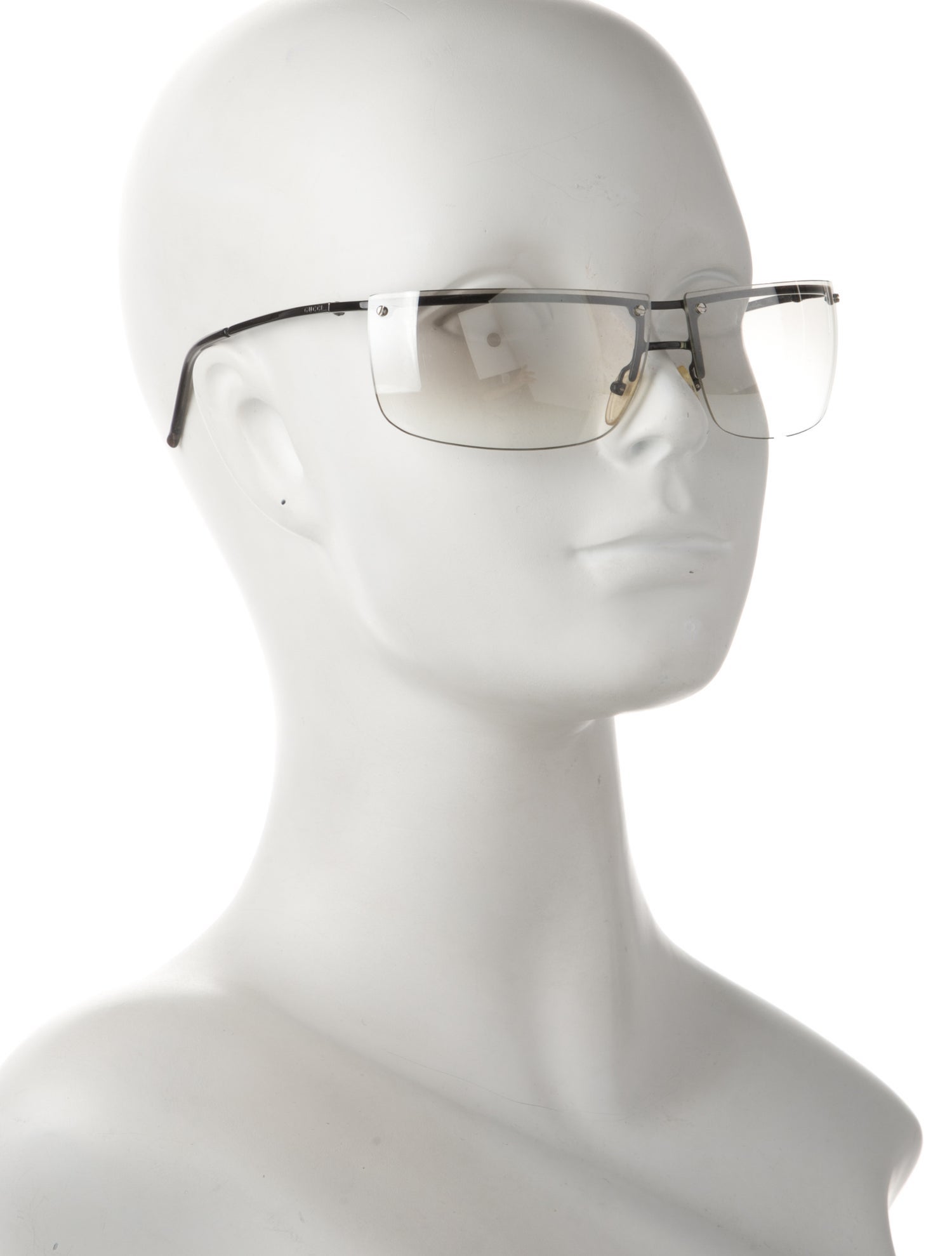 Gucci Interlocking G Logo Square Sunglasses