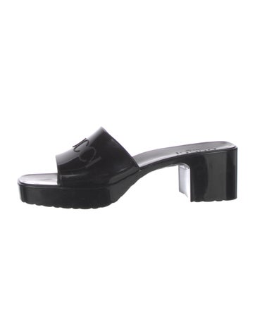 Gucci Sandals Rubber Slides IT 36 | 6