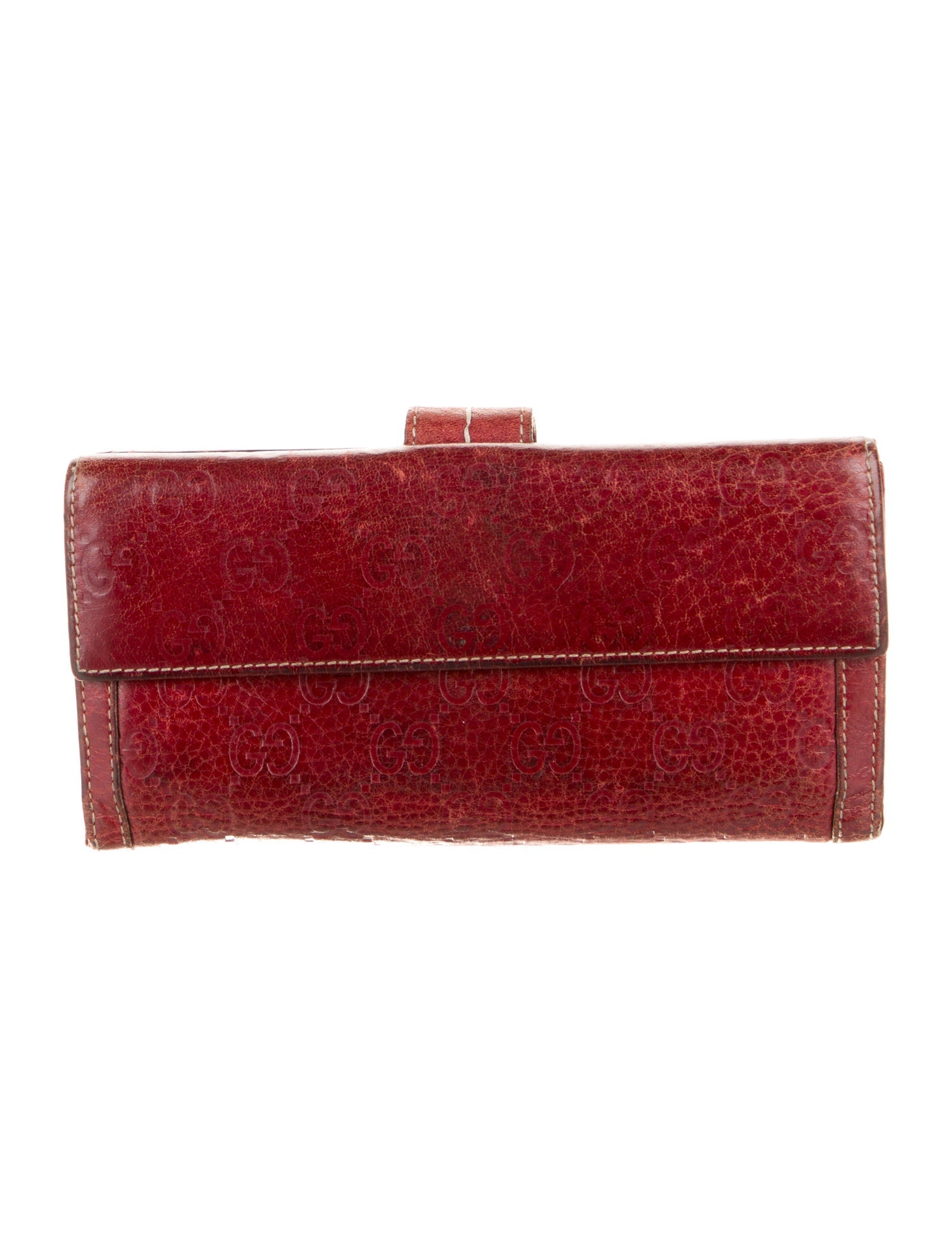 Gucci Continental Wallet GG Signature French Purse