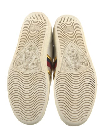 Gucci Sylvie Web Accent Leather Sneakers