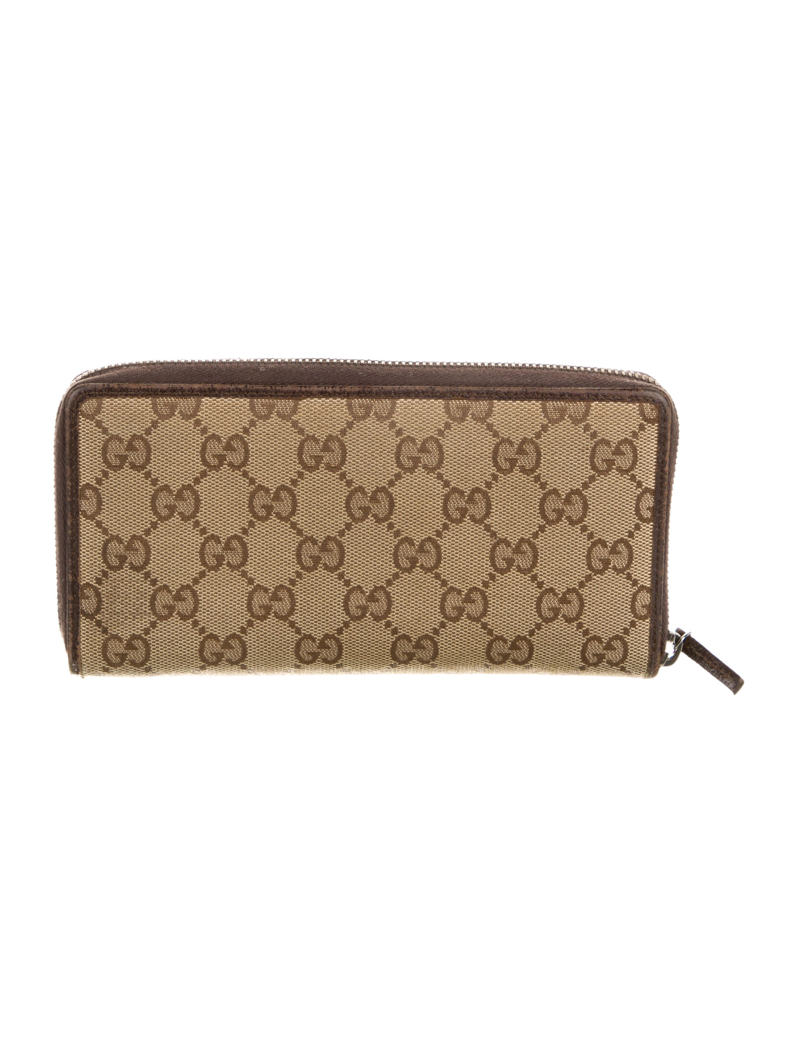 Gucci Zip Wallet GG Canvas Continental Wallet