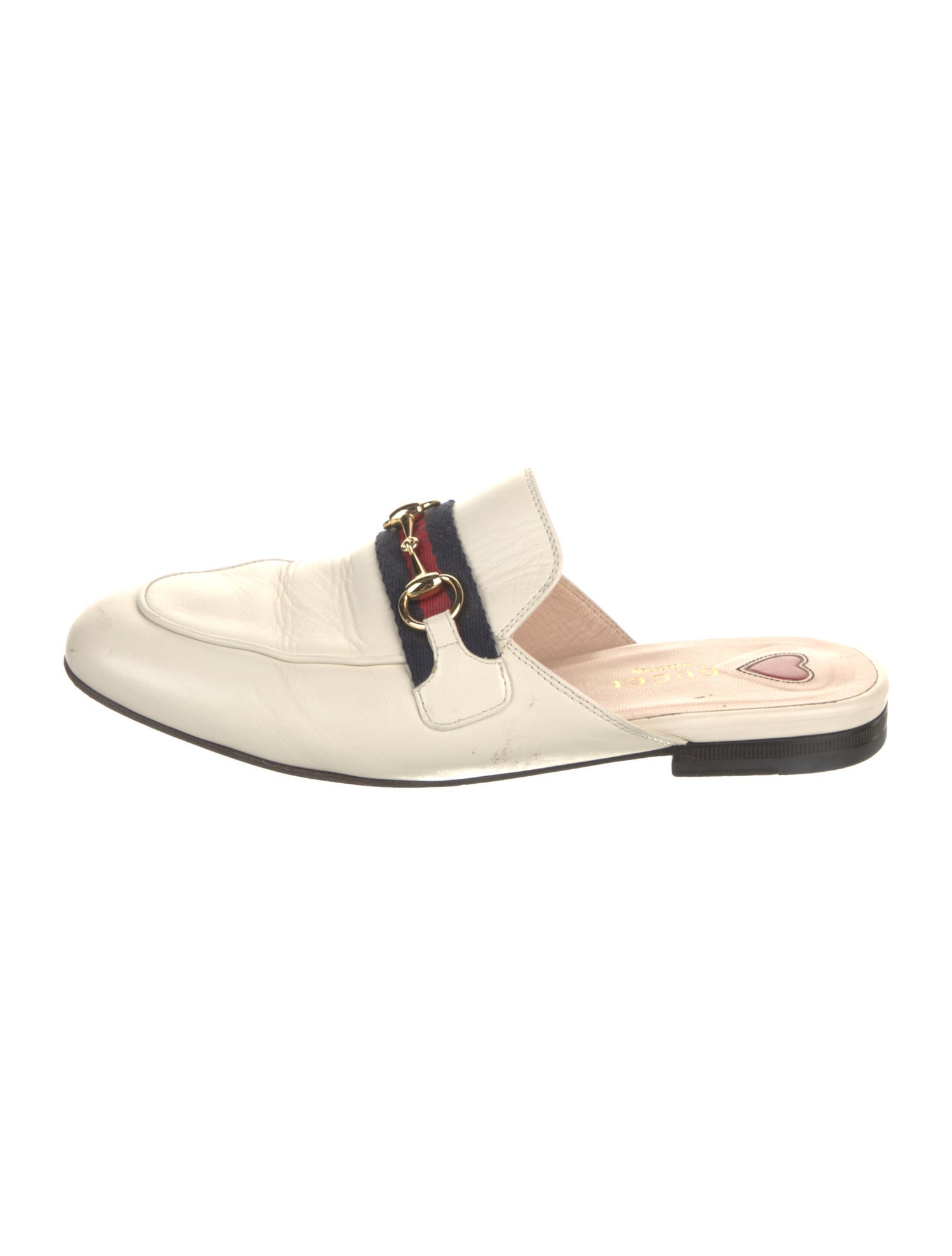 Gucci Horsebit Accent Leather Mules