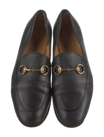 Gucci Horsebit Accent Leather Loafers