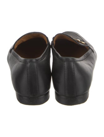 Gucci Horsebit Accent Leather Loafers