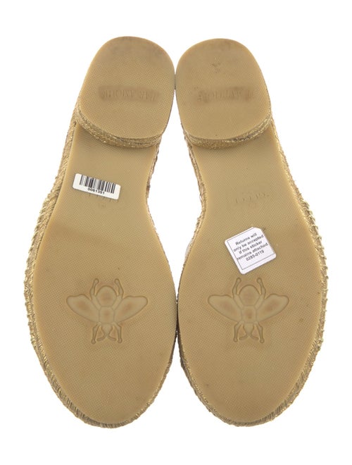 Gucci Leather Graphic Print Espadrilles