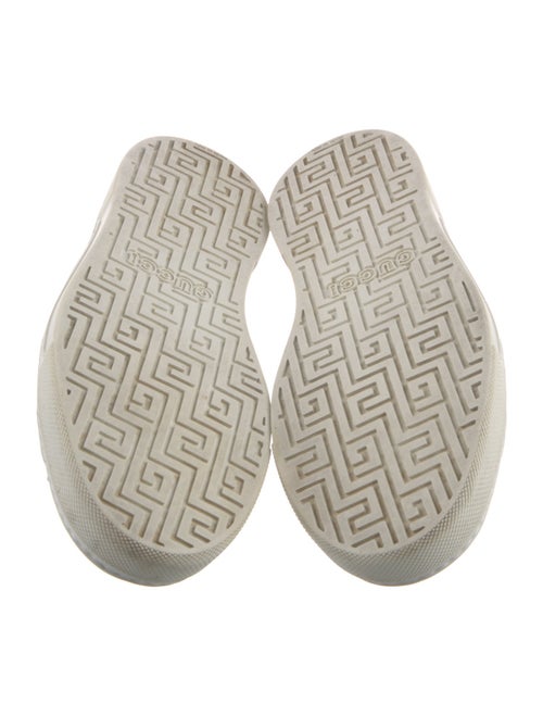 Gucci Web Accent Leather Sneakers