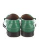 Gucci Interlocking G Logo Leather Loafers