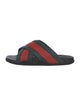 Gucci Web Accent Rubber Slides
