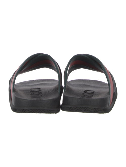 Gucci Web Accent Rubber Slides