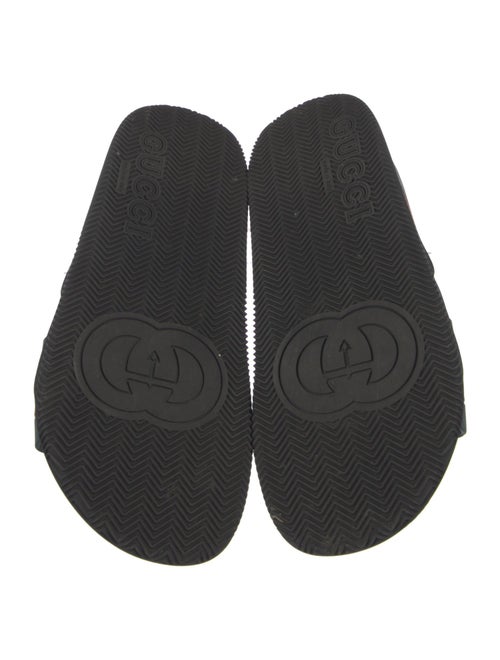 Gucci Web Accent Rubber Slides