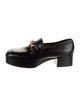 Gucci Horsebit Accent Leather Pumps