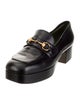 Gucci Horsebit Accent Leather Pumps