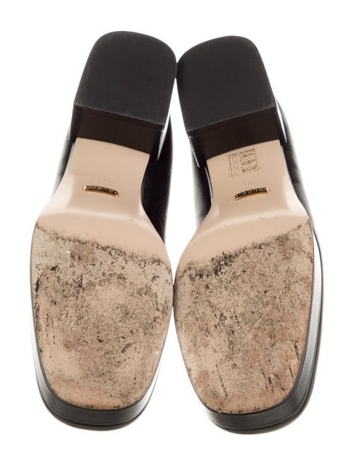 Gucci Horsebit Accent Leather Pumps