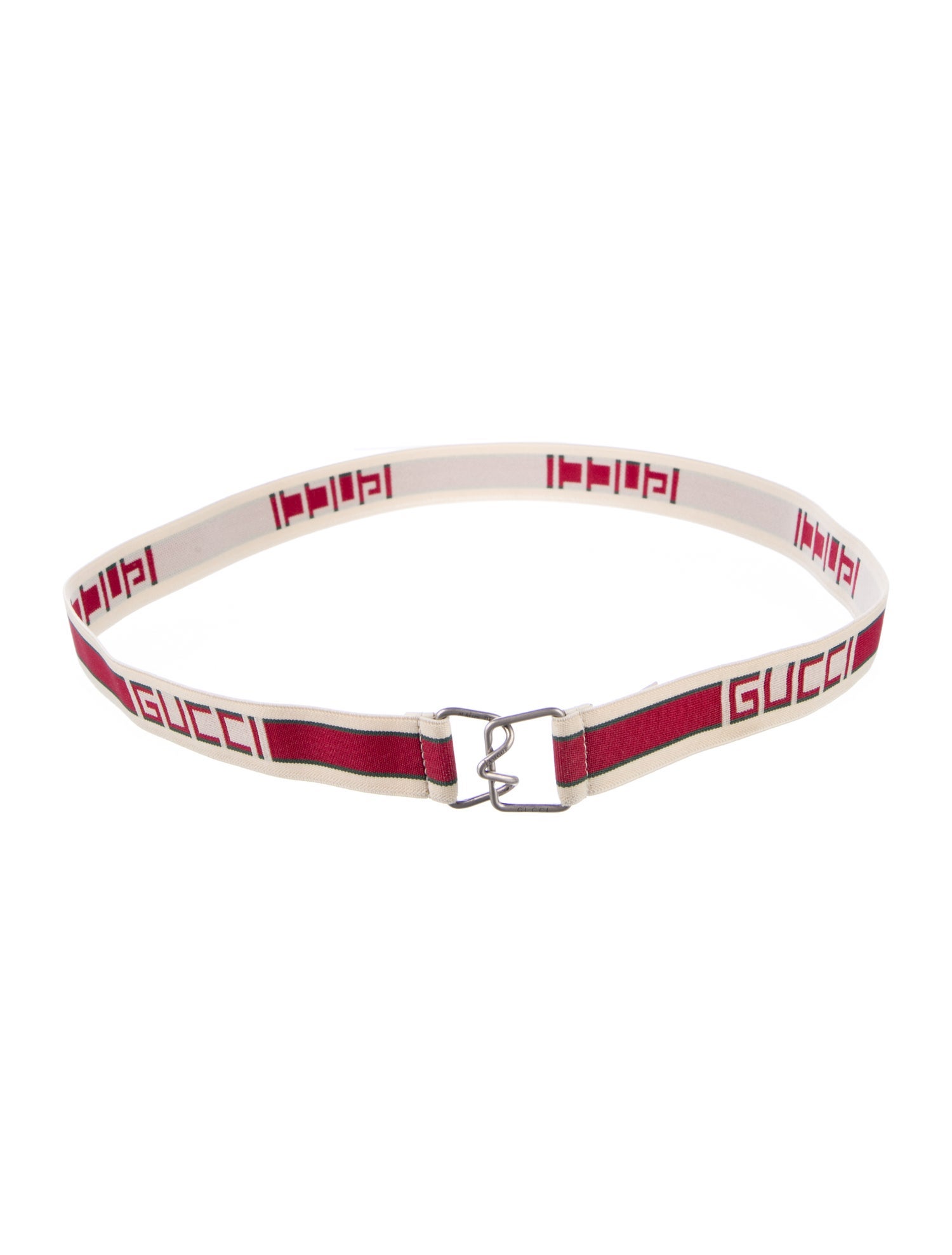 Gucci Leather Trim Embellishment Belt