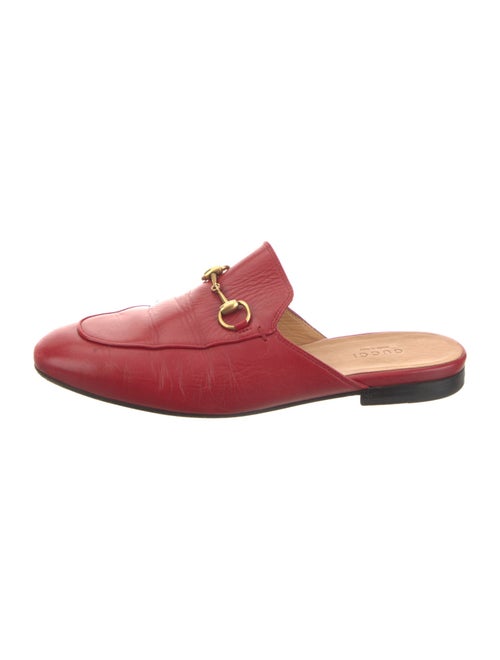Gucci Horsebit Accent Leather Mules