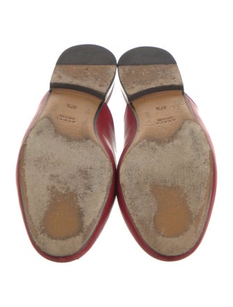 Gucci Horsebit Accent Leather Mules