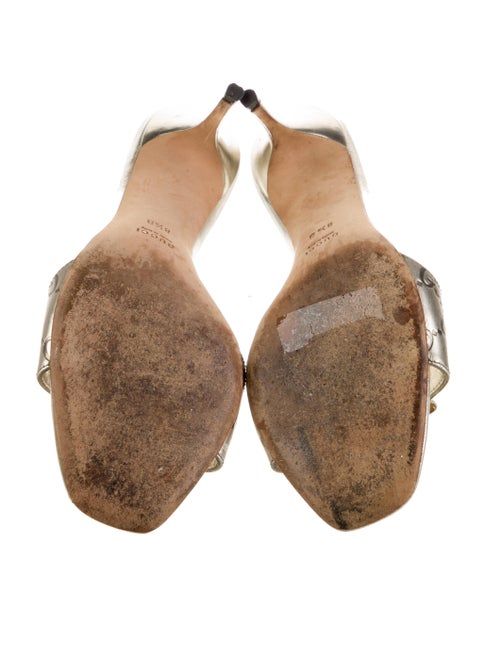 Gucci GG Signature Leather Slides