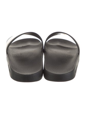 Gucci Web Accent Rubber Slides