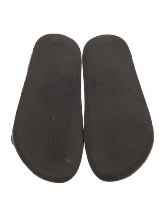 Gucci Web Accent Rubber Slides