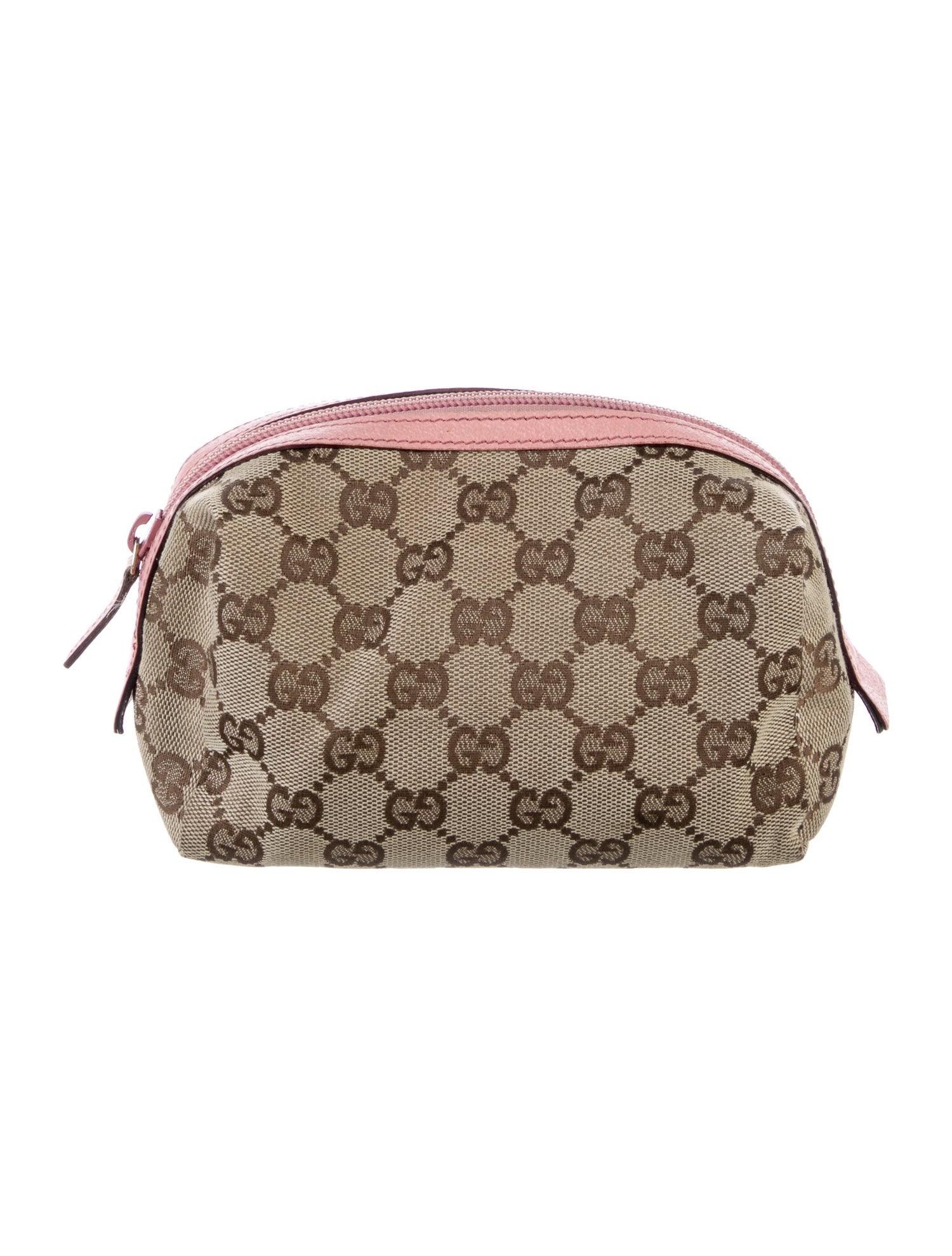 Gucci GG Logo Canvas Cosmetic Bag