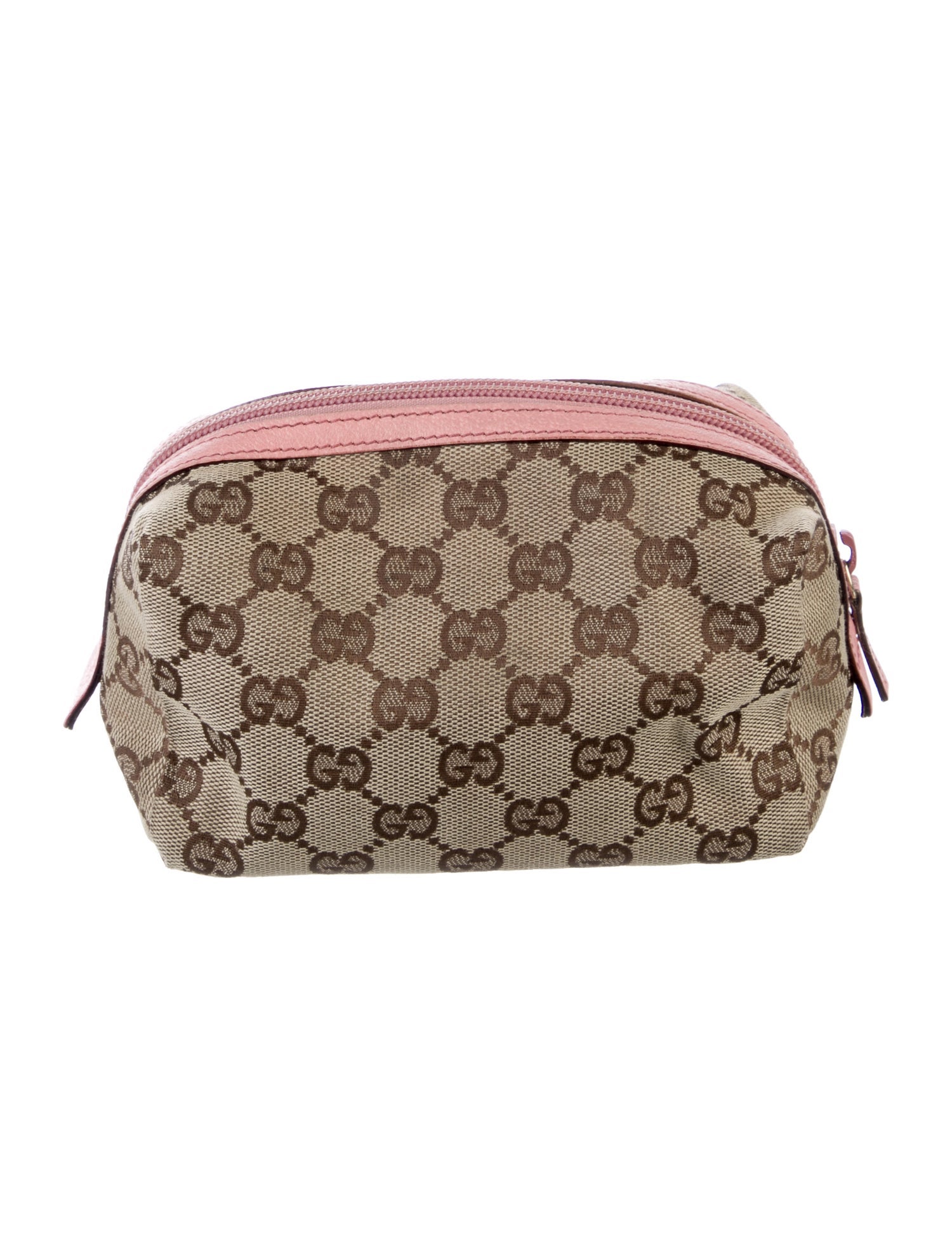 Gucci GG Logo Canvas Cosmetic Bag
