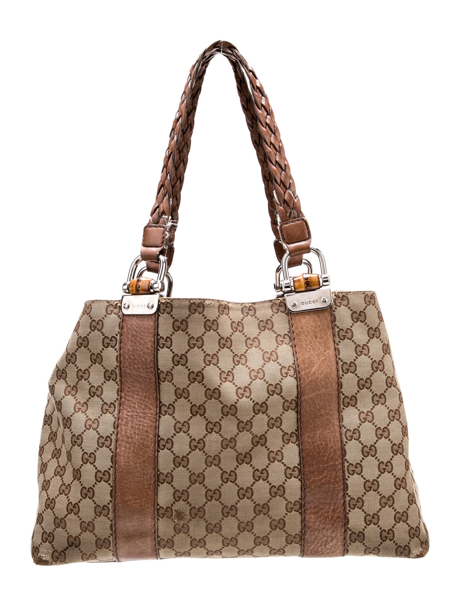 Gucci GG Canvas Bamboo Bar Medium