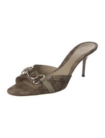 Gucci GG Canvas Canvas Slides