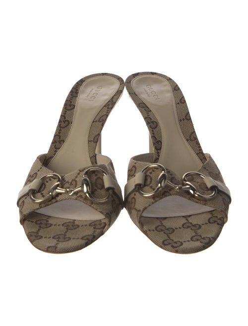 Gucci GG Canvas Canvas Slides