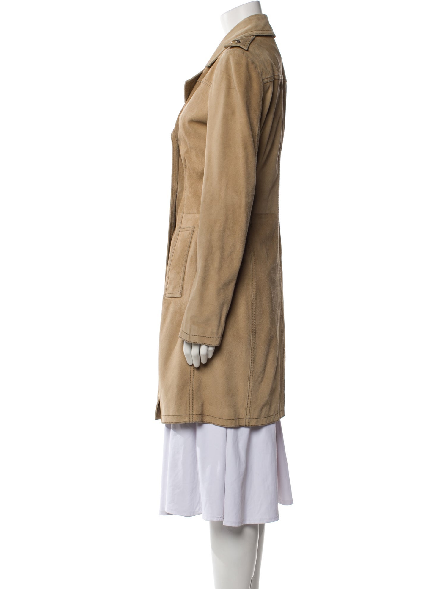 Gucci Leather Trench Coat