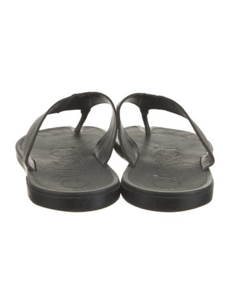 Gucci Leather Flip Flops