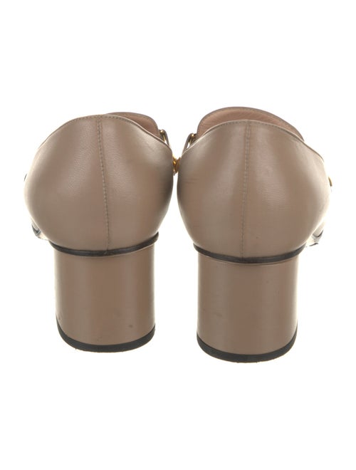 Gucci Sylvie Web Accent Leather Pumps