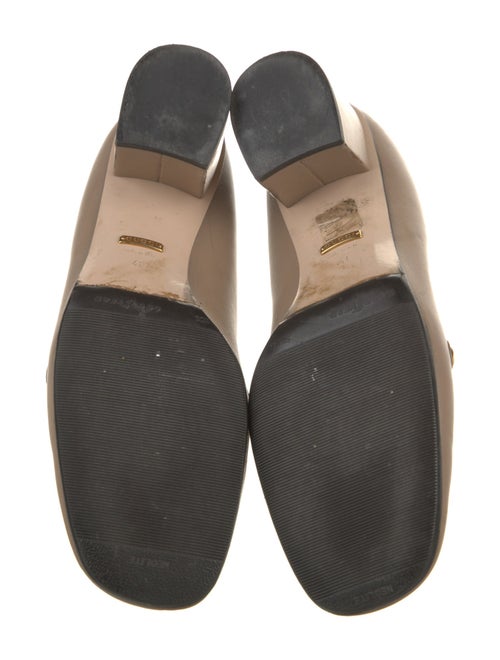 Gucci Sylvie Web Accent Leather Pumps