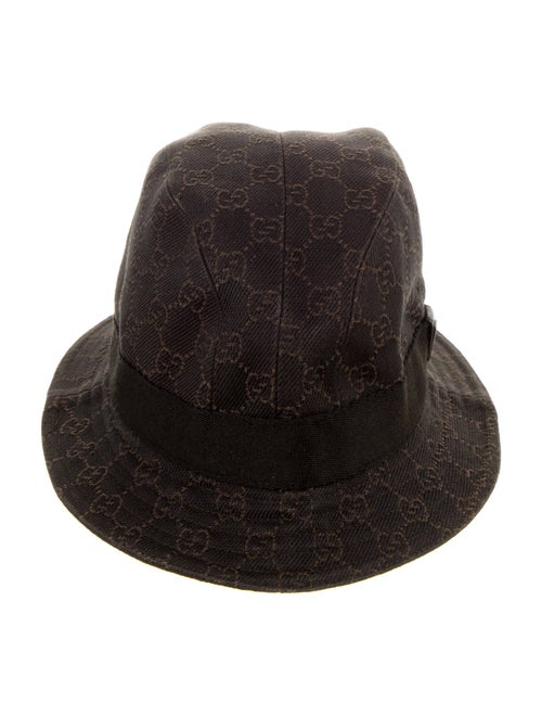 Gucci Gg Canvas Bucket Hat In Brown Size M