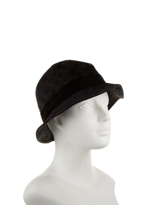 Gucci Gg Canvas Bucket Hat In Brown Size M
