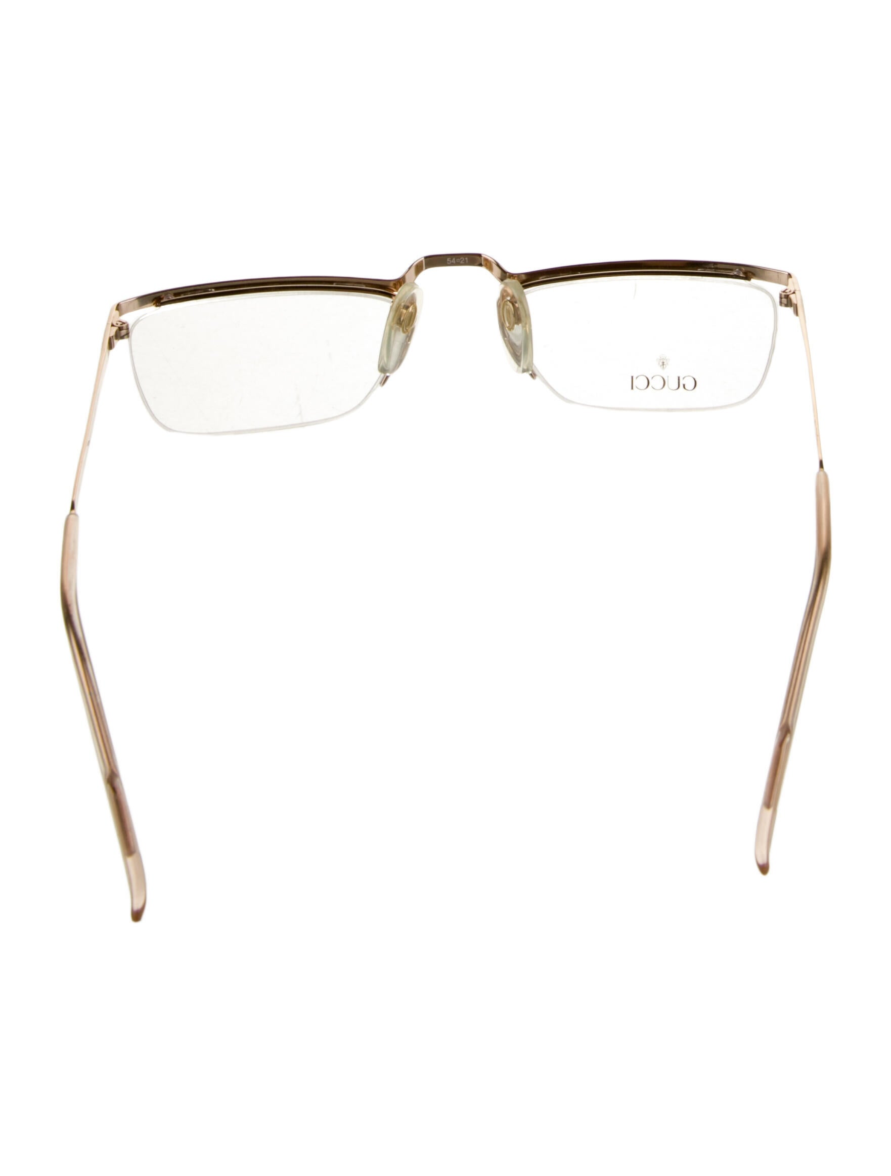 Gucci Web Accent Square Eyeglasses
