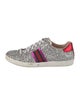 Gucci Glitter Colorblock Pattern Sneakers