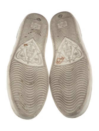 Gucci Glitter Colorblock Pattern Sneakers