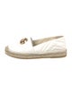 Gucci Double G Logo Leather Espadrilles