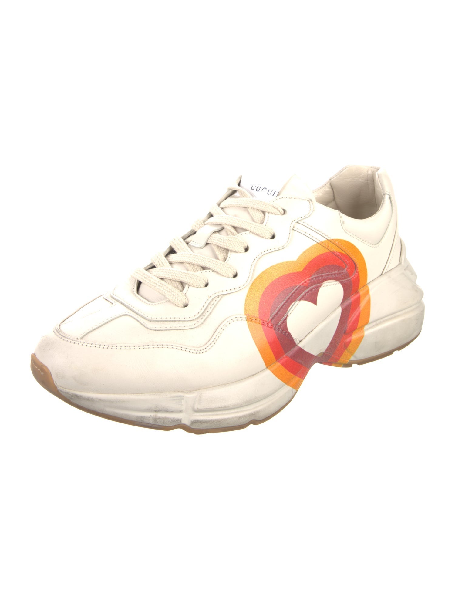 Gucci Interlocking G Logo Leather Chunky Sneakers