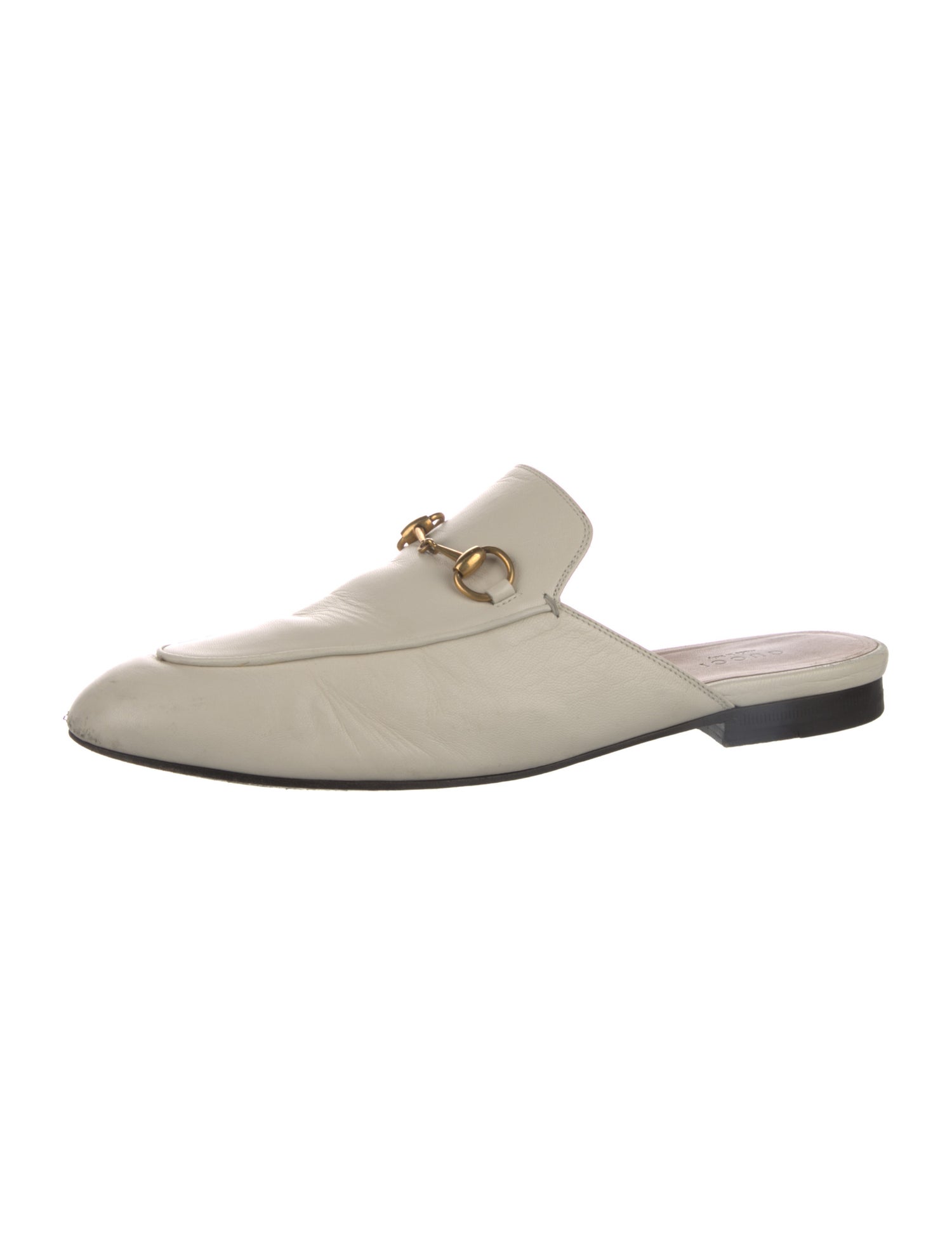 Gucci Horsebit Accent Leather Mules