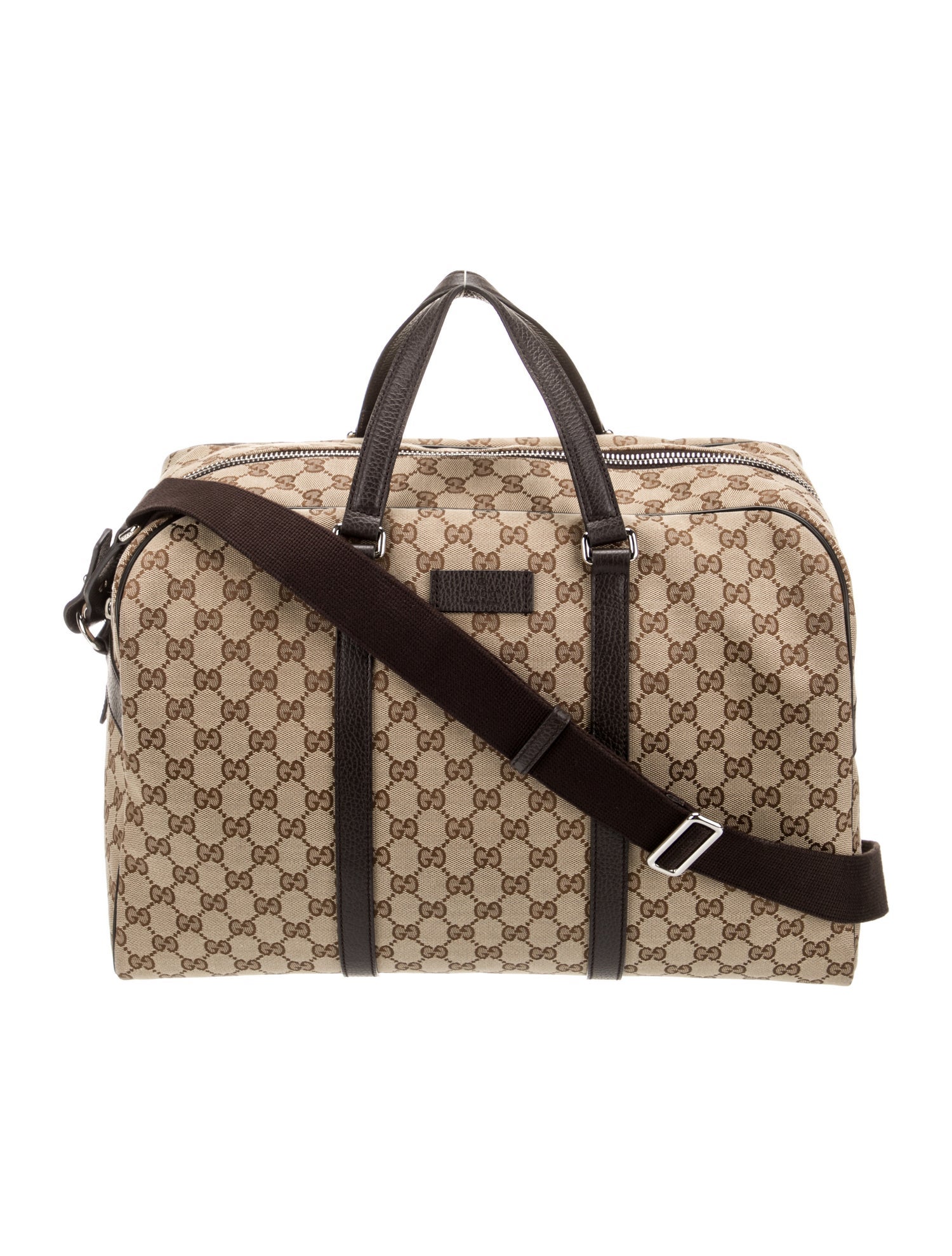 Gucci GG Canvas Boston Duffle Bag