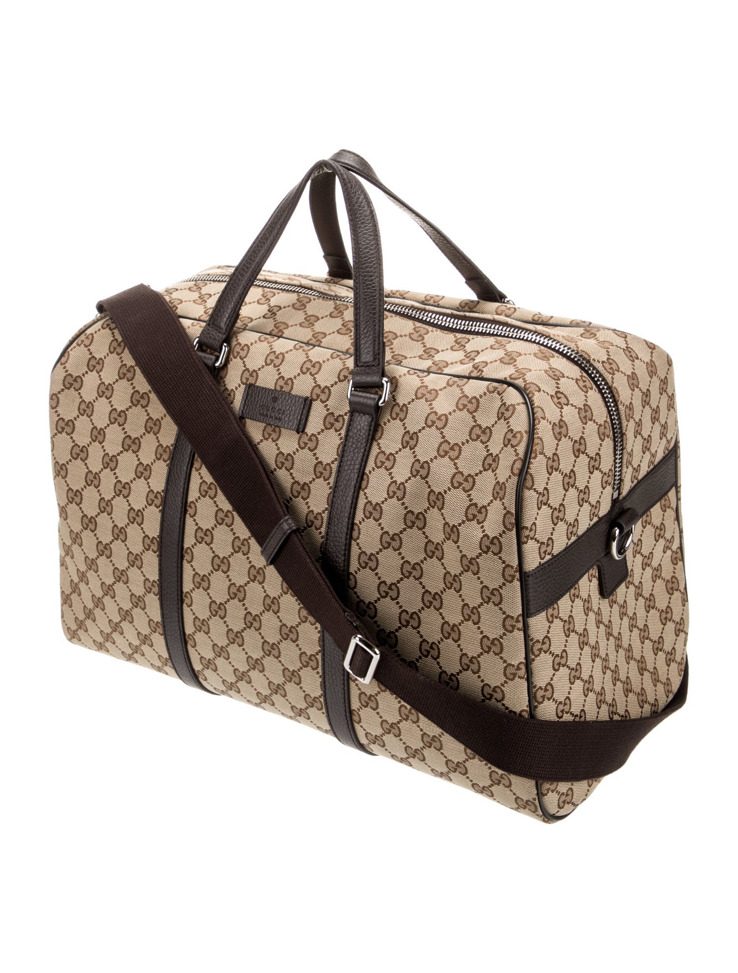 Gucci GG Canvas Boston Duffle Bag