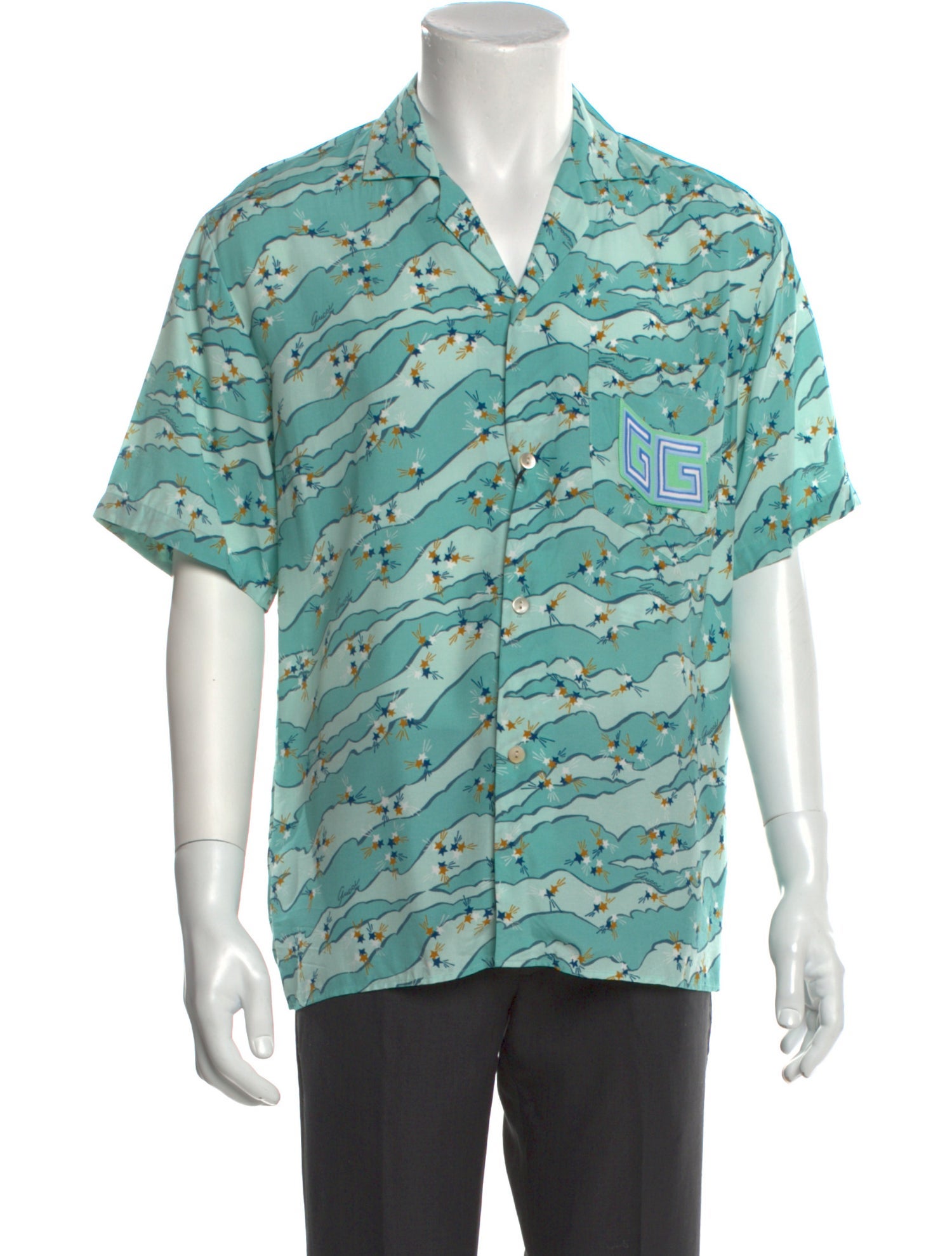 Gucci Printed Short Sleeve Shirt