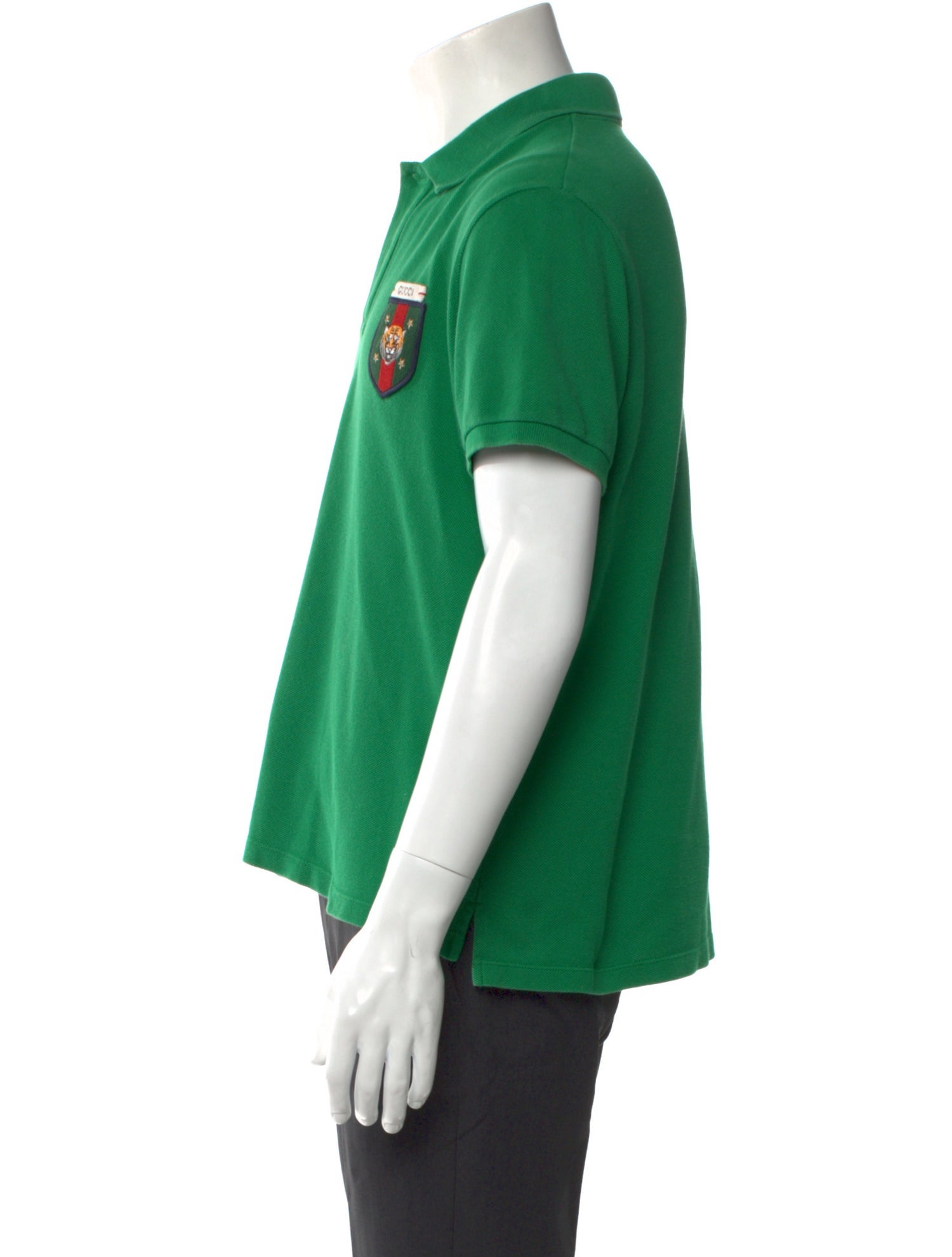 Gucci Web Accent Collar Polo Shirt