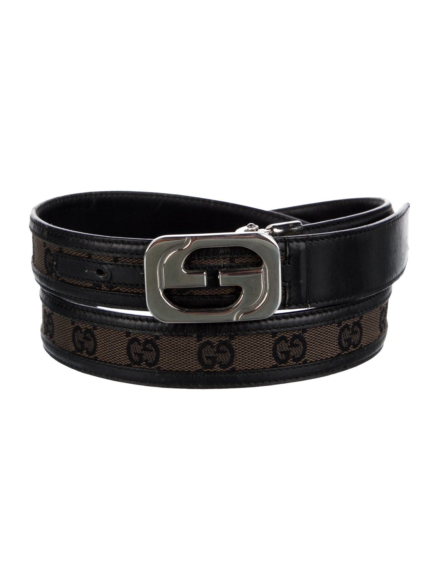 Gucci Skinny Canvas Belt