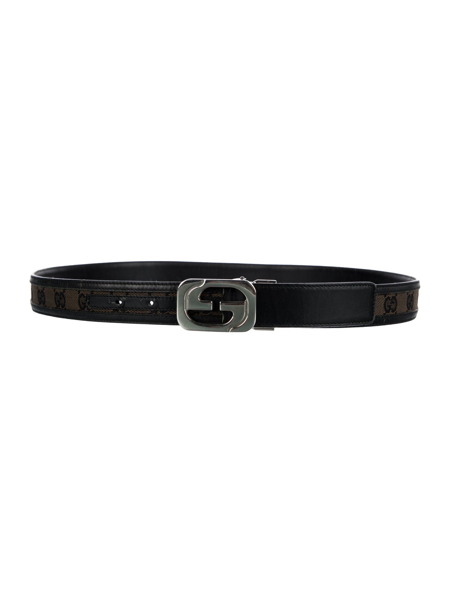 Gucci Skinny Canvas Belt