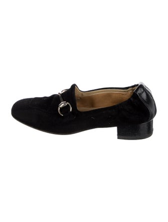 Gucci Horsebit Accent Suede Oxfords