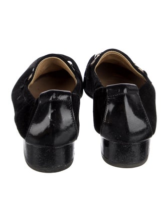 Gucci Horsebit Accent Suede Oxfords